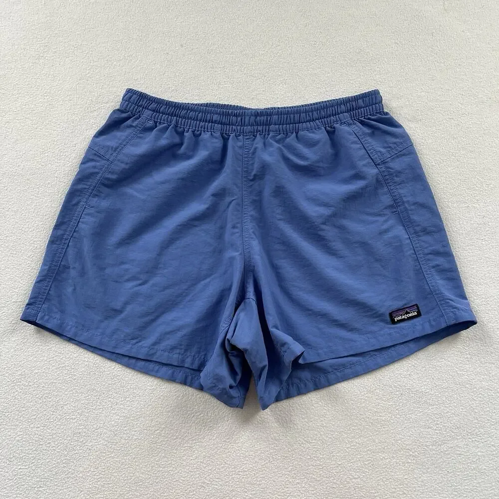 Patagonia Women Violet Blue Purple Elastic Waist Nylon 5